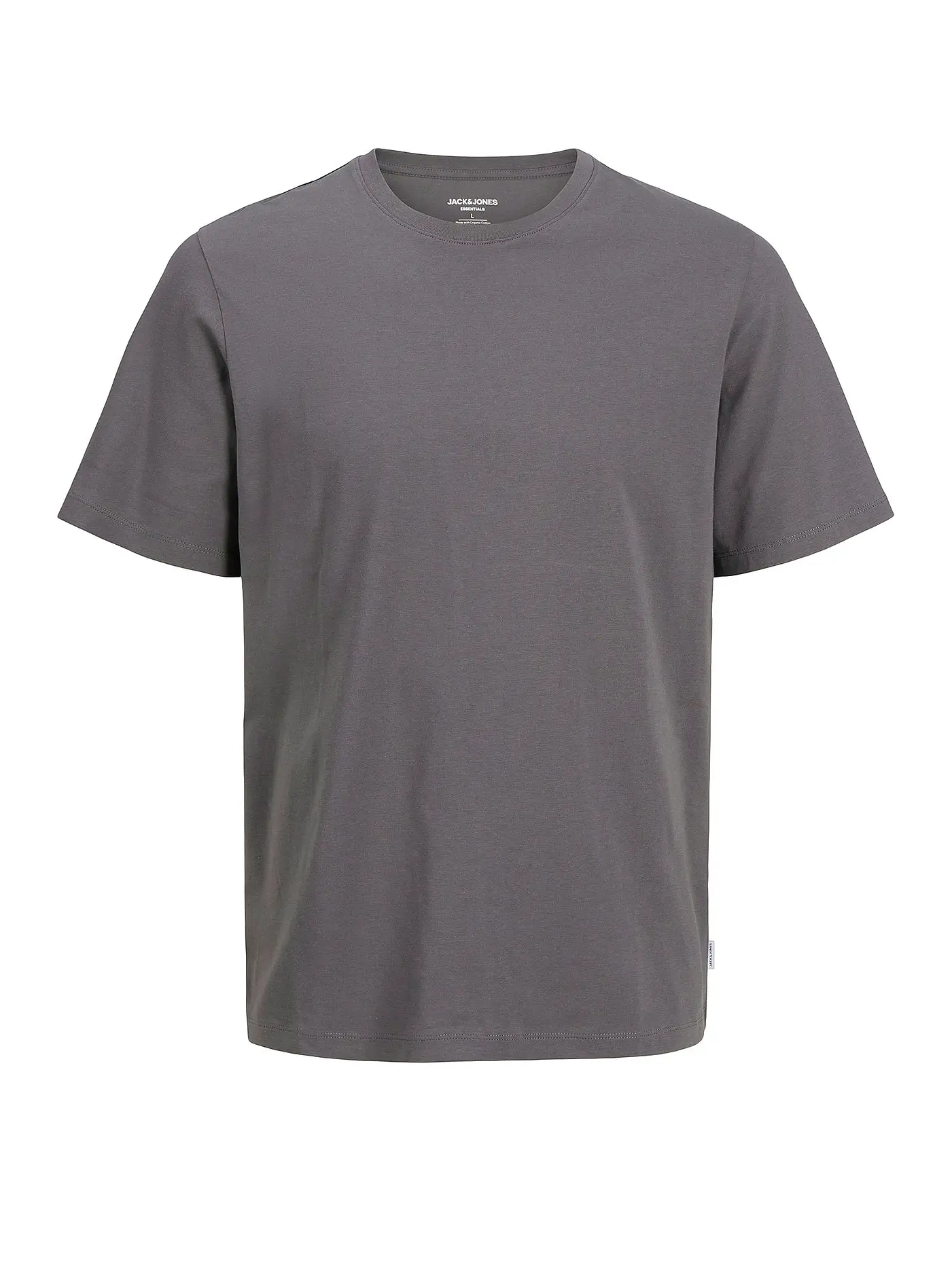 JACK & JONES | T-Shirt Slim Fit JJEORGANIC | grau